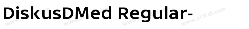 DiskusDMed Regular字体转换